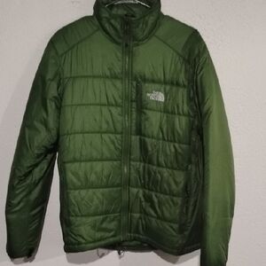 The North Face Men's Olive Puffer Jacket